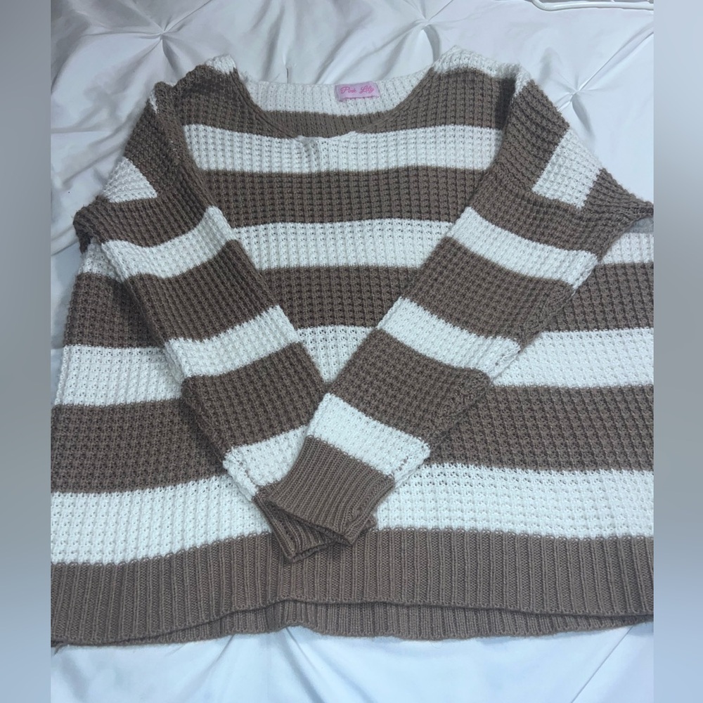 Pink Lily Sweater